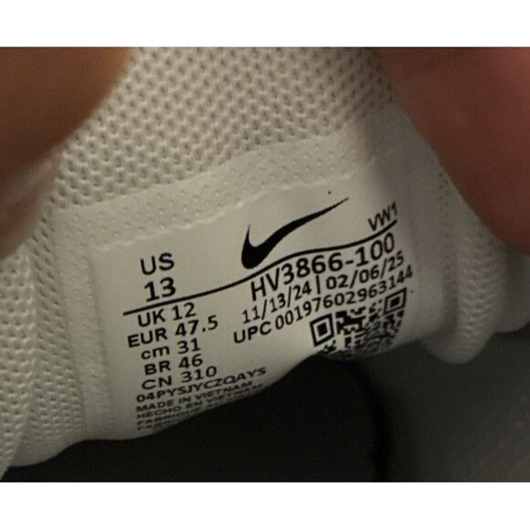 Nike Air Pegasus \'89 G Golf Shoes Men Size 13 White Gum Platinum HV3866-100 main image 4